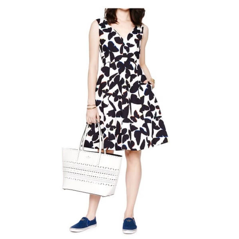 KATE SPADE Butterfly‎ A-Line Cocktail Dress Sz4